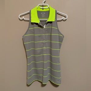 Oakley Collared Golf Sleeveless Top, size S